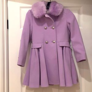 Monsoon Lavender Dress Coat